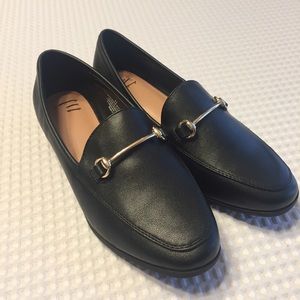 NWOT A New Day Black Leather Loafers